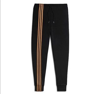 Ivy park x Adidas jogger pants black orange unisex size small athletic lounge